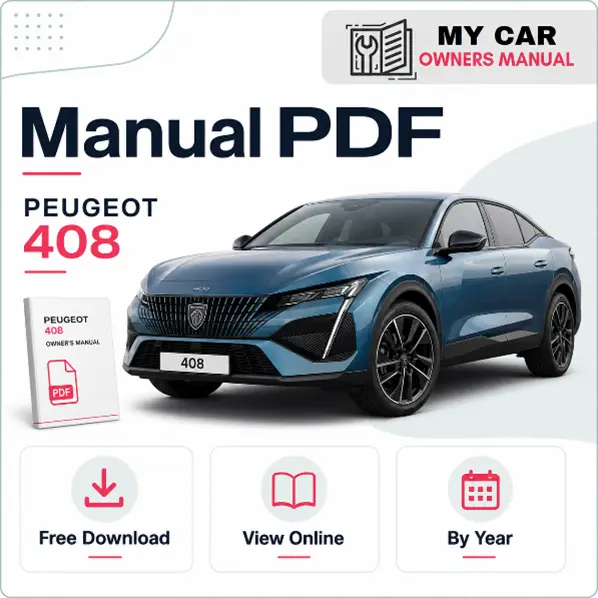Peugeot 408 owner manual